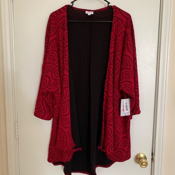 Red Lularoe Lindsay L - Picture 1 of 3